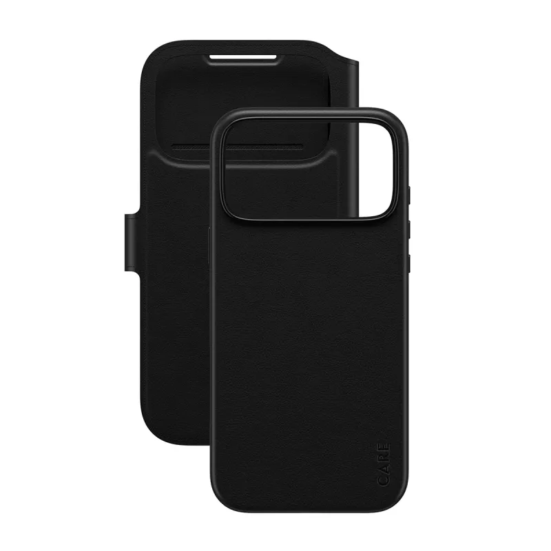 Ochronne dwuczęściowe etui-portfel PanzerGlass CARE Feature Case Tango z MagSafe do iPhone 17 Pro Max, czarne