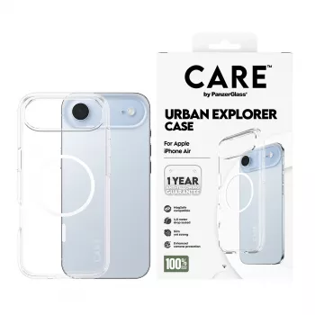 Etui PanzerGlass CARE by Flagship Case Transparent Urban Explorer White MagSafe iPhone 17 Air