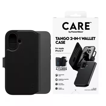 PanzerGlass CARE™ by ® Tango 2-w-1 Etui-portfel z MagSafe iPhone 17