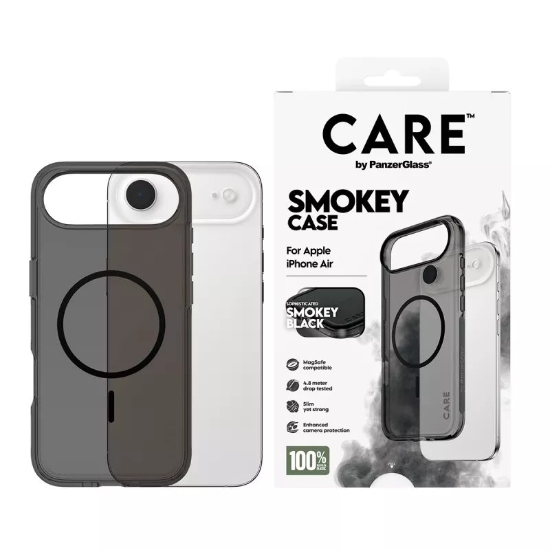 PanzerGlass CARE™ by ® Urban Explorer Case Smokey w. Czarny MagSafe iPhone Air