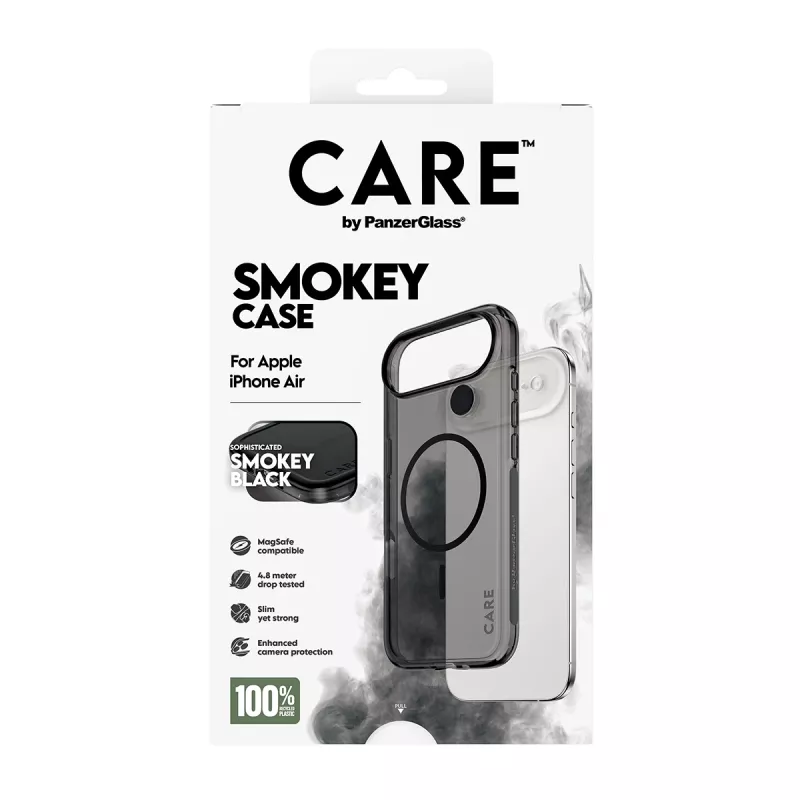 PanzerGlass CARE™ by ® Urban Explorer Case Smokey w. Czarny MagSafe iPhone Air