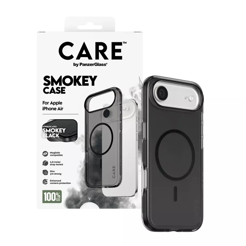 PanzerGlass CARE™ by ® Urban Explorer Case Smokey w. Czarny MagSafe iPhone Air