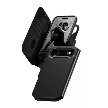 Etui-portfel PanzerGlass CARE Tango 2-in-1 z MagSafe do iPhone Air — czarne