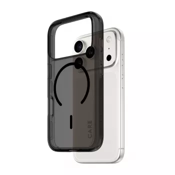 Etui ochronne PanzerGlass CARE™ Urban Explorer Smokey z czarnym MagSafe, do iPhone 17 Pro (TPU, czarny)
