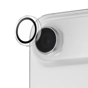PanzerGlass Hoops osłona obiektywu aparatu do iPhone Air — szkło hartowane i silikon, przezroczysta, 1 szt.