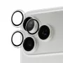 Ochrona obiektywu aparatu PanzerGlass Hoops Transparent dla iPhone 17 Pro / 17 Pro Max / 16 Pro / 16 Pro Max, szkło hartowane, silikon, 1 szt.