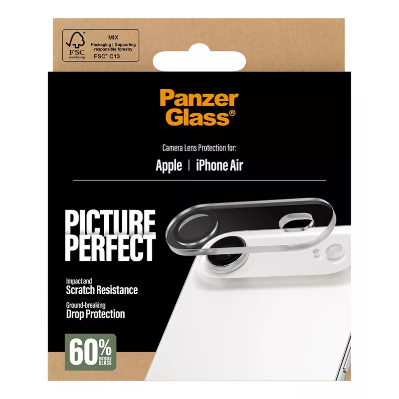 Osłona obiektywu aparatu PanzerGlass iPhone Air Scratch Shock Resistant