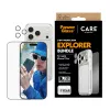 Zestaw ochronny na ekran PanzerGlass CARE 3-in-1 Flagship Explorer dla iPhone 17 Pro — szkło hartowane, PET, silikon, przezroczysty