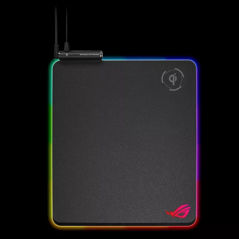 Podkładka pod mysz gamingowa ASUS ROG Balteus Qi Czarny