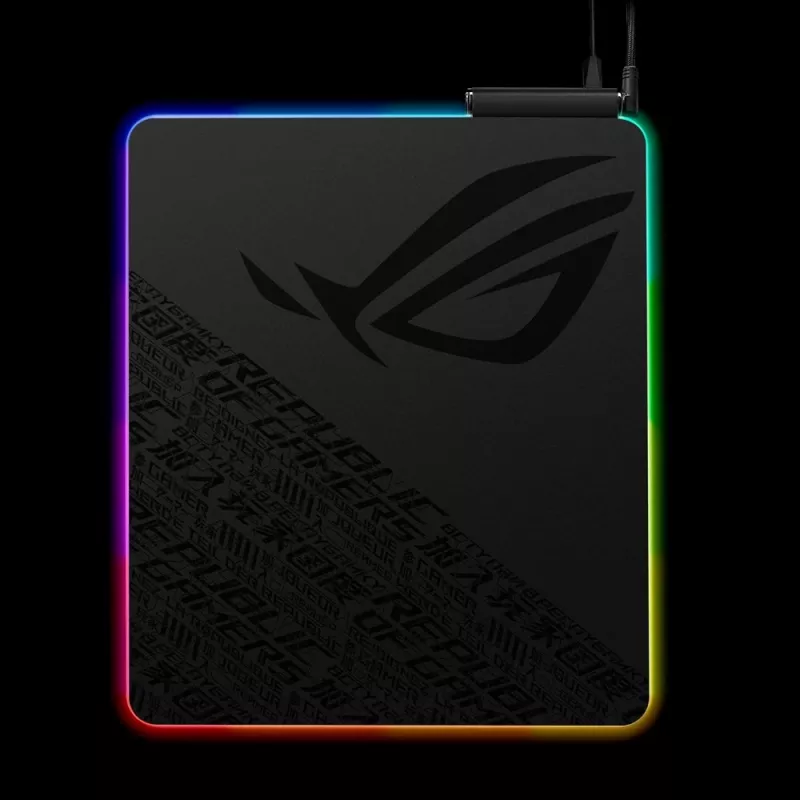 Podkładka pod mysz gamingowa ASUS ROG Balteus Qi Czarny