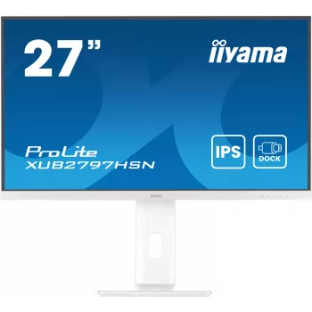 Monitor komputerowy iiyama ProLite XUB2797HSN-W2 68.6 cm (27 cali) 1920 x 1080 pikseli Full HD LED Biały