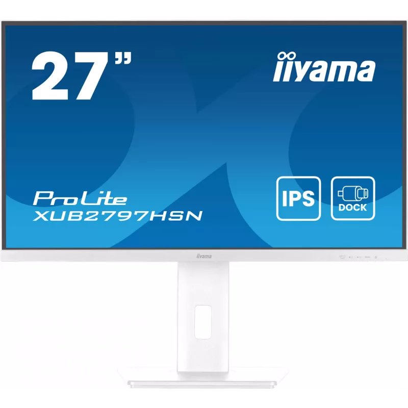 Monitor komputerowy iiyama ProLite XUB2797HSN-W2 68.6 cm (27 cali) 1920 x 1080 pikseli Full HD LED Biały
