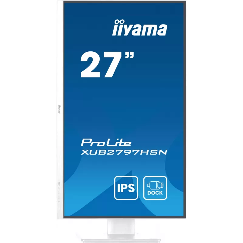 Monitor komputerowy iiyama ProLite XUB2797HSN-W2 68.6 cm (27 cali) 1920 x 1080 pikseli Full HD LED Biały