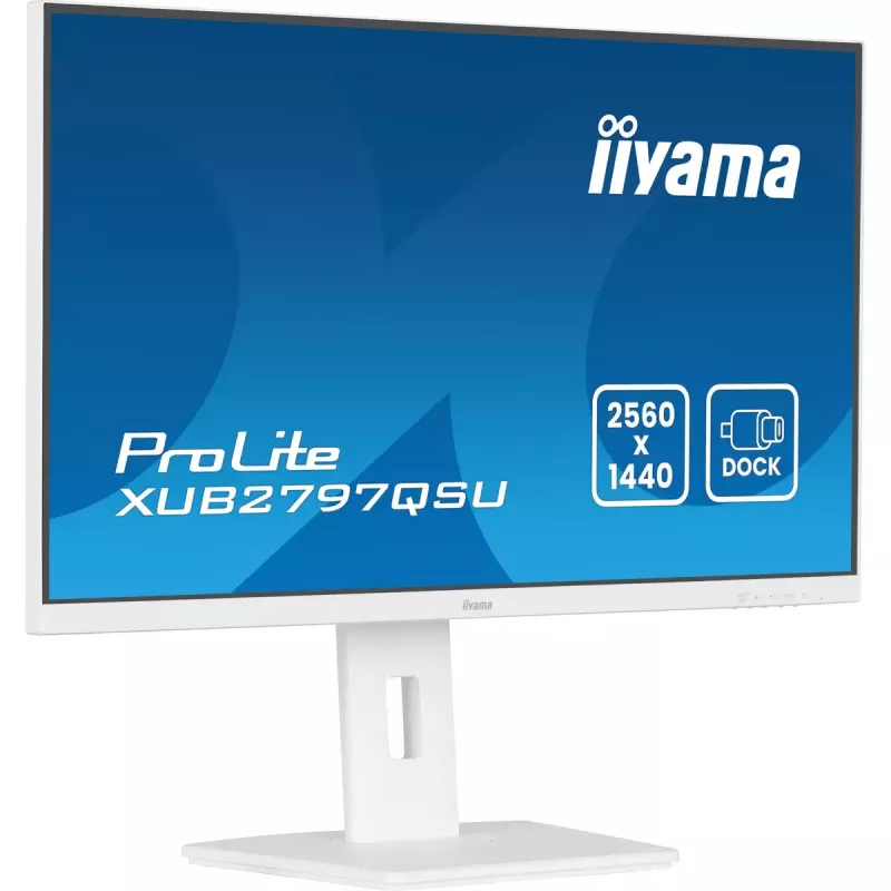 Monitor komputerowy iiyama ProLite XUB2797QSU-W2 68,6 cm (27 cali) 2560 x 1440 Quad HD LED Biały