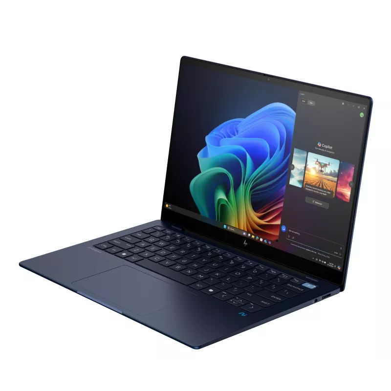 HP EliteBook Ultra G1q AI PC Copilot+ PC Snapdragon X1E-78-100 Laptop 35,6 cm (14 cali) Ekran dotykowy 2.2K 16 GB LPDDR5x-SDRAM 512 GB SSD Wi-Fi 6E (802.11ax) Windows 11 Pro Niebieski