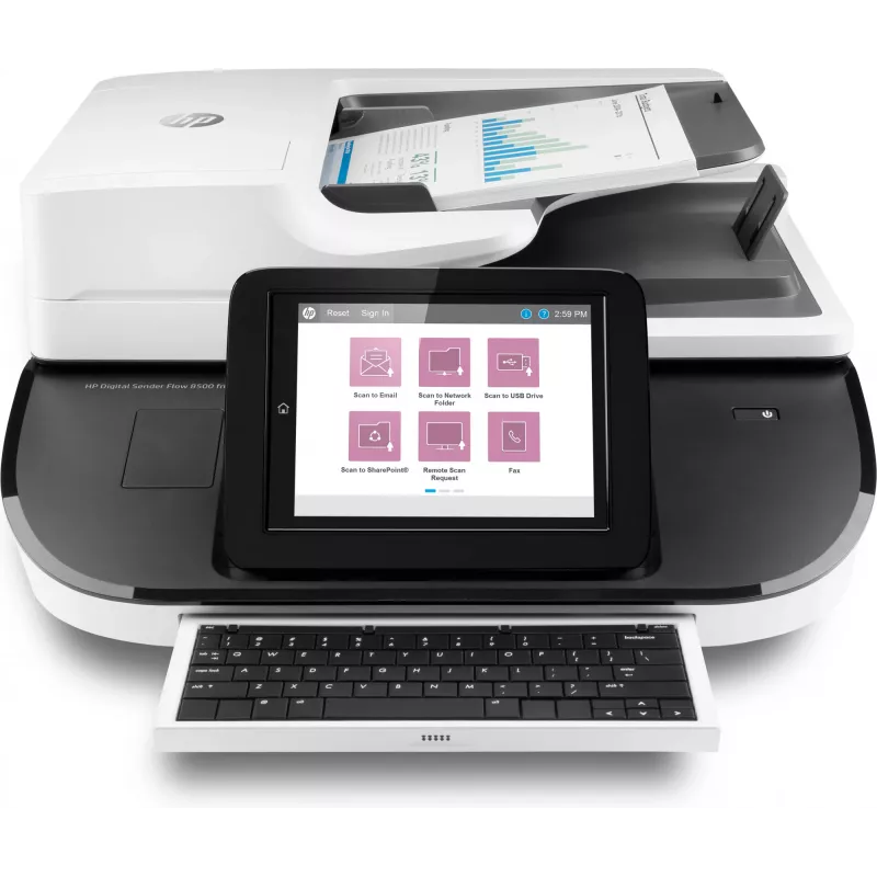 HP Flow 8500 fn2 Skaner płaski i z ADF 600 x 600 DPI