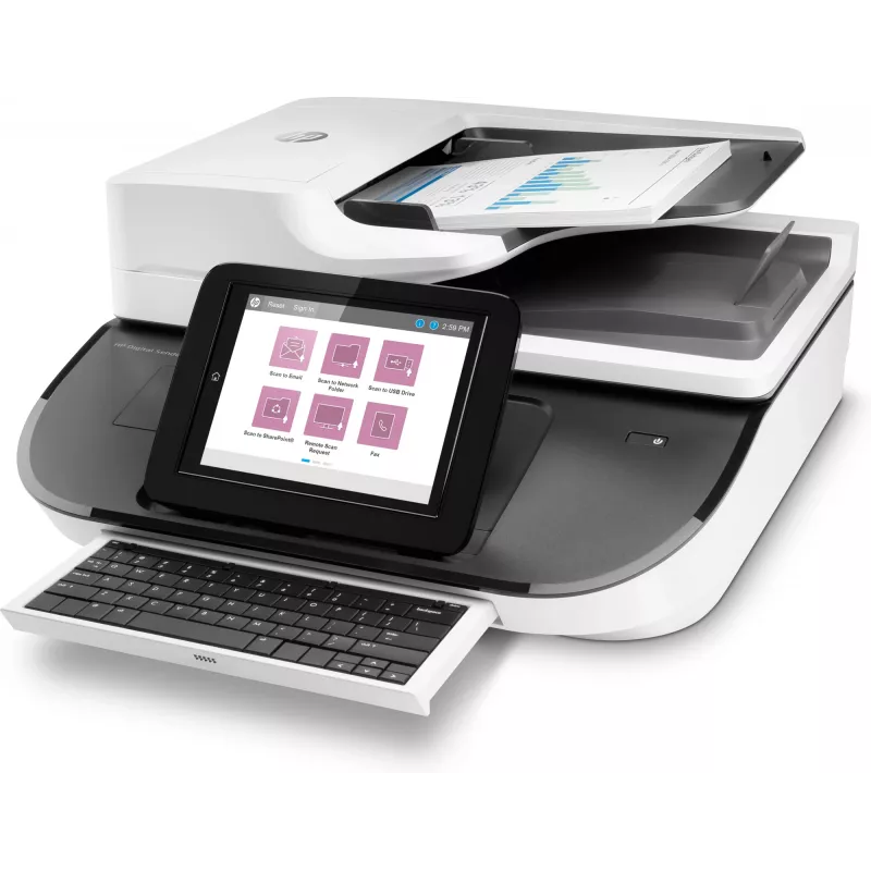 HP Flow 8500 fn2 Skaner płaski i z ADF 600 x 600 DPI