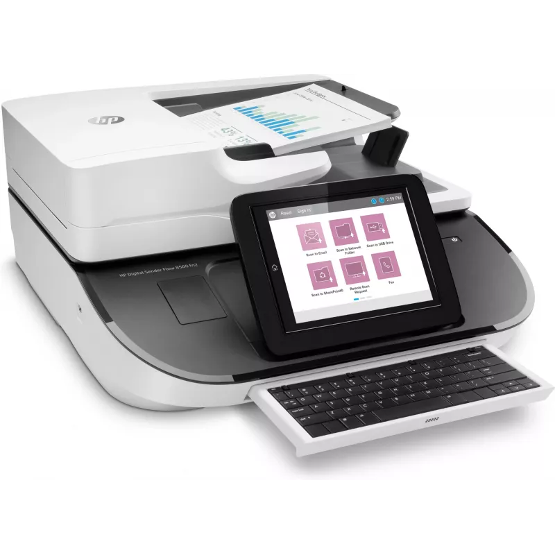 HP Flow 8500 fn2 Skaner płaski i z ADF 600 x 600 DPI