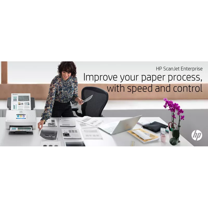 Skaner arkuszowy HP Scanjet Enterprise Flow N7000 600 x 600 DPI A4 Biały