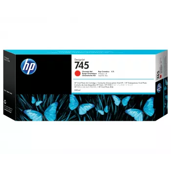 HP 745 300 ml DesignJet kaseta z tuszem, czerwień chromatyczna