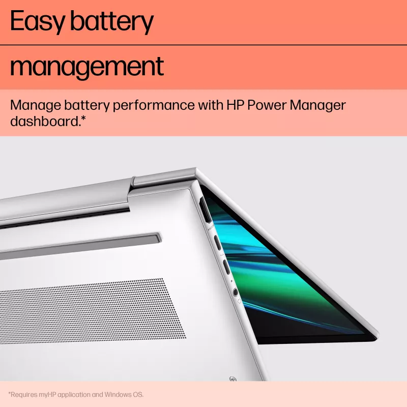 HP Elite x360 1040 G11 Intel Core Ultra 7 155H Hybrid (2-w-1) 35,6 cm (14 cali) Ekran dotykowy WUXGA 32 GB LPDDR5x-SDRAM 1 TB SSD Wi-Fi 6E (802.11ax) Windows 11 Pro AI PC Srebrny