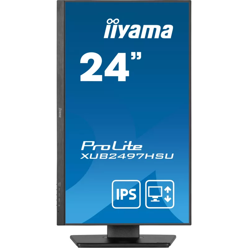 Monitor komputerowy iiyama XUB2497HSU-B2 60,5 cm (23,8 cala) 1920 x 1080 pikseli Full HD LED Czarny