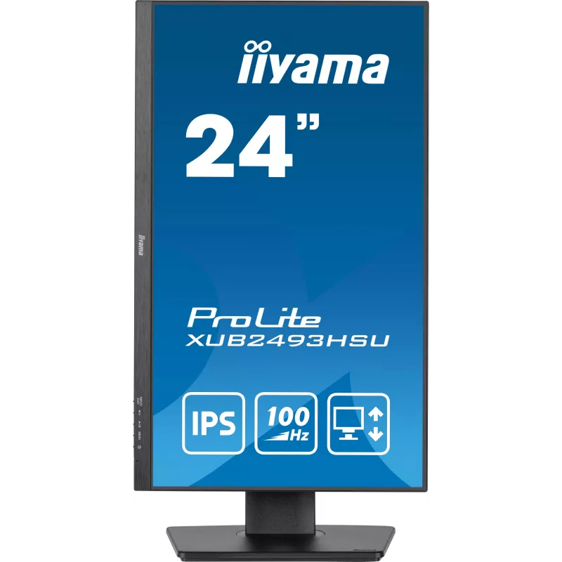 iiyama XUB2493HSU-B7 monitor komputerowy 60,5 cm (23,8 cala) 1920 x 1080 pikseli Full HD LED Czarny