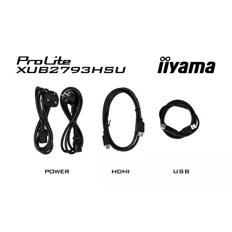 Monitor komputerowy iiyama ProLite XUB2793HSU-B7 68.6 cm (27 cali) 1920 x 1080 pikseli Full HD LED Czarny