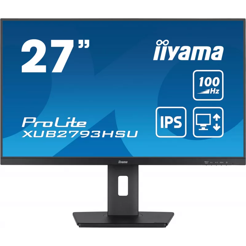 Monitor komputerowy iiyama ProLite XUB2793HSU-B7 68.6 cm (27 cali) 1920 x 1080 pikseli Full HD LED Czarny