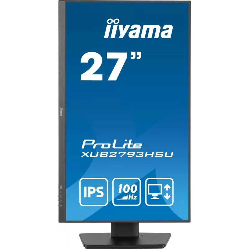 Monitor komputerowy iiyama ProLite XUB2793HSU-B7 68.6 cm (27 cali) 1920 x 1080 pikseli Full HD LED Czarny