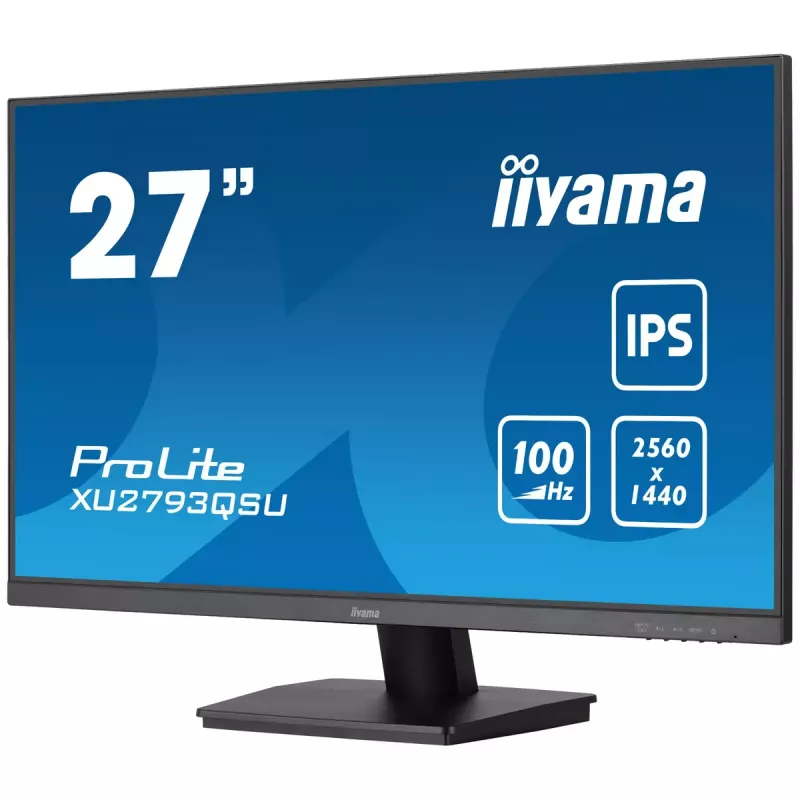 Monitor komputerowy iiyama ProLite XU2793QSU-B7 68,6 cm (27 cali) 2560 x 1440 pikseli Quad HD LED Czarny