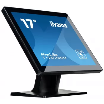 Monitor komputerowy iiyama ProLite T1721MSC-B2 43,2 cm (17 cali) 1280 x 1024 pikseli SXGA LED Dotykowy Na biurko Czarny