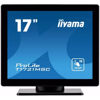 Monitor komputerowy iiyama ProLite T1721MSC-B2 43,2 cm (17 cali) 1280 x 1024 pikseli SXGA LED Dotykowy Na biurko Czarny