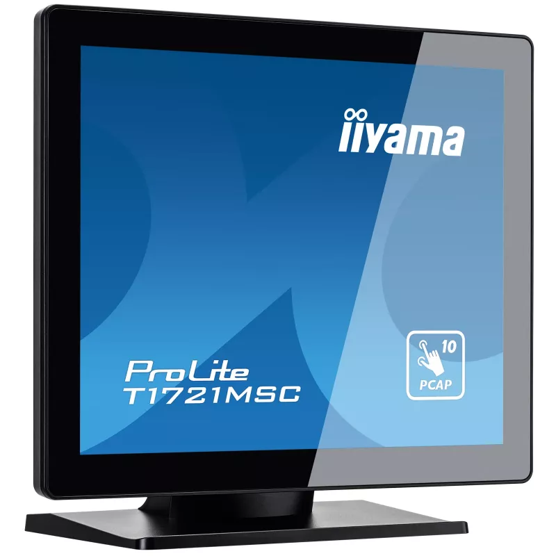 Monitor komputerowy iiyama ProLite T1721MSC-B2 43,2 cm (17 cali) 1280 x 1024 pikseli SXGA LED Dotykowy Na biurko Czarny