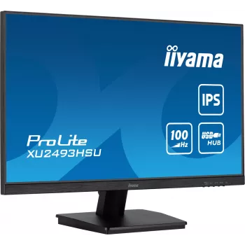 Monitor komputerowy iiyama ProLite XU2493HSU-B7 60,5 cm (23,8 cala) 1920 x 1080 pikseli Full HD LED Czarny