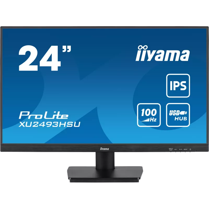 Monitor komputerowy iiyama ProLite XU2493HSU-B7 60,5 cm (23,8 cala) 1920 x 1080 pikseli Full HD LED Czarny