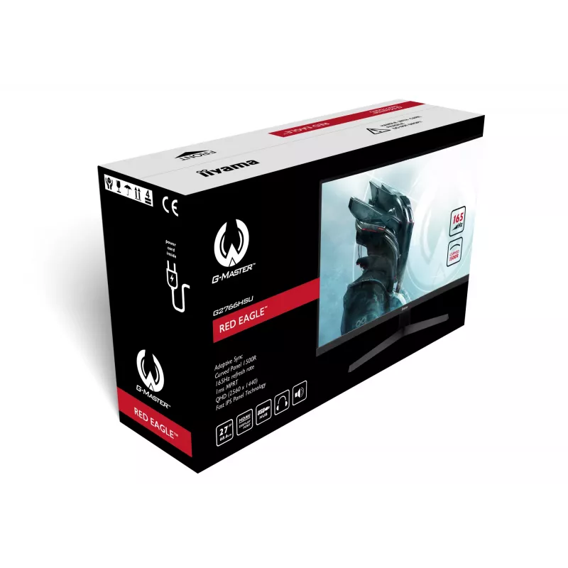 Monitor komputerowy iiyama G-MASTER G2766HSU-B1 68.6 cm (27 cali) 1920 x 1080 pikseli Full HD LED Czarny