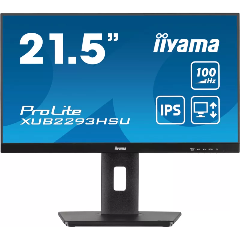 Monitor komputerowy iiyama ProLite XUB2293HSU-B7 54,6 cm (21,5 cala) 1920 x 1080 pikseli Full HD LED Czarny
