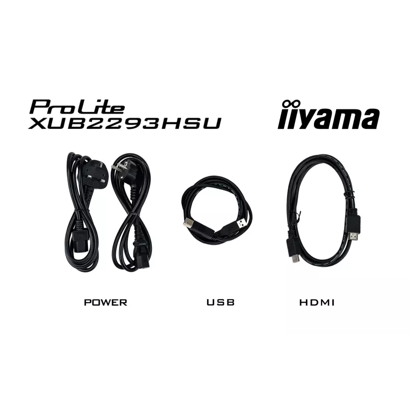 Monitor komputerowy iiyama ProLite XUB2293HSU-B7 54,6 cm (21,5 cala) 1920 x 1080 pikseli Full HD LED Czarny