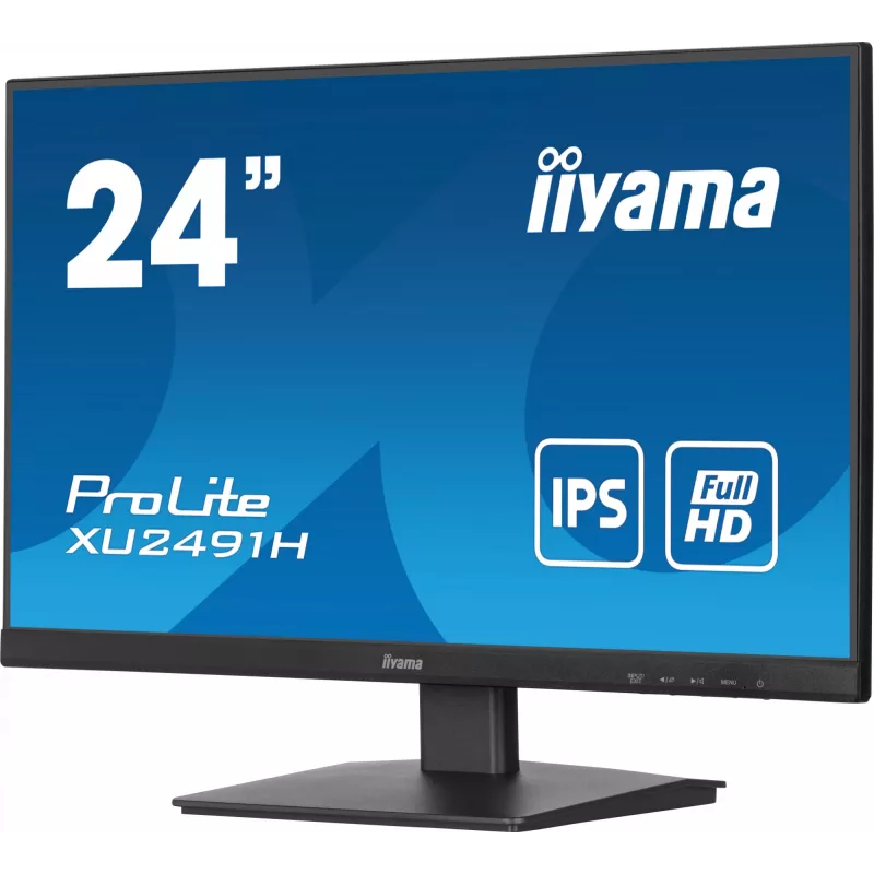 Monitor komputerowy iiyama ProLite XU2491H-B1 60,5 cm (23,8 cala) 1920 x 1080 pikseli Full HD LED Czarny