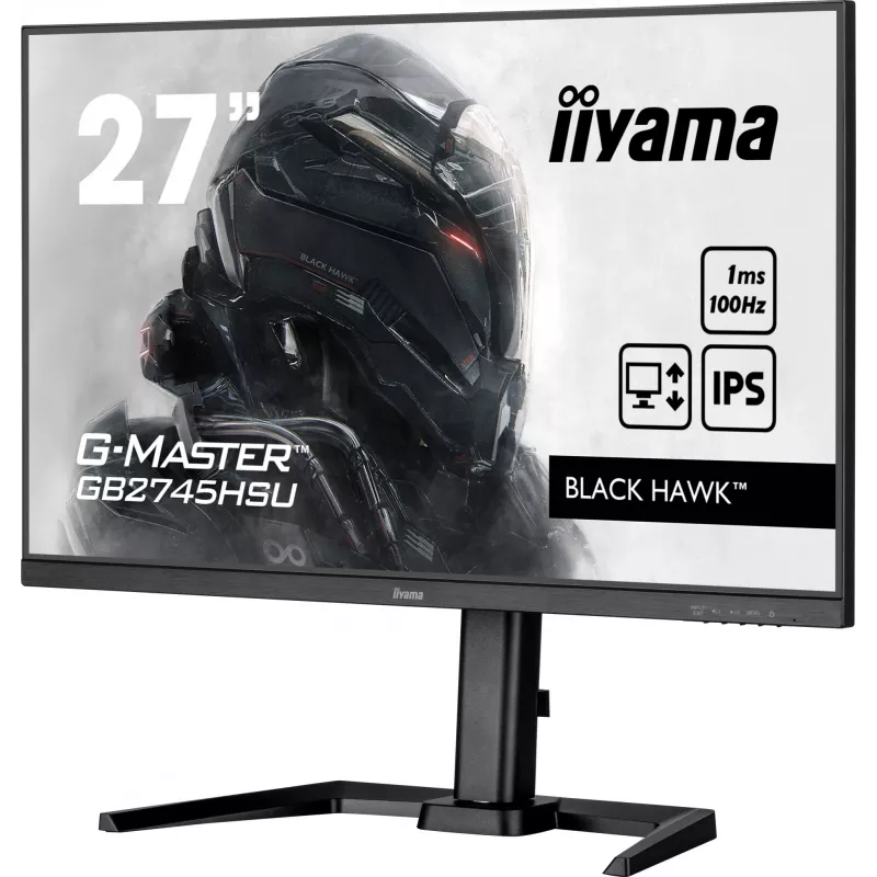 Monitor komputerowy iiyama G-MASTER GB2745HSU-B2 68,6 cm (27 cali) 1920 x 1080 pikseli Full HD LED Czarny