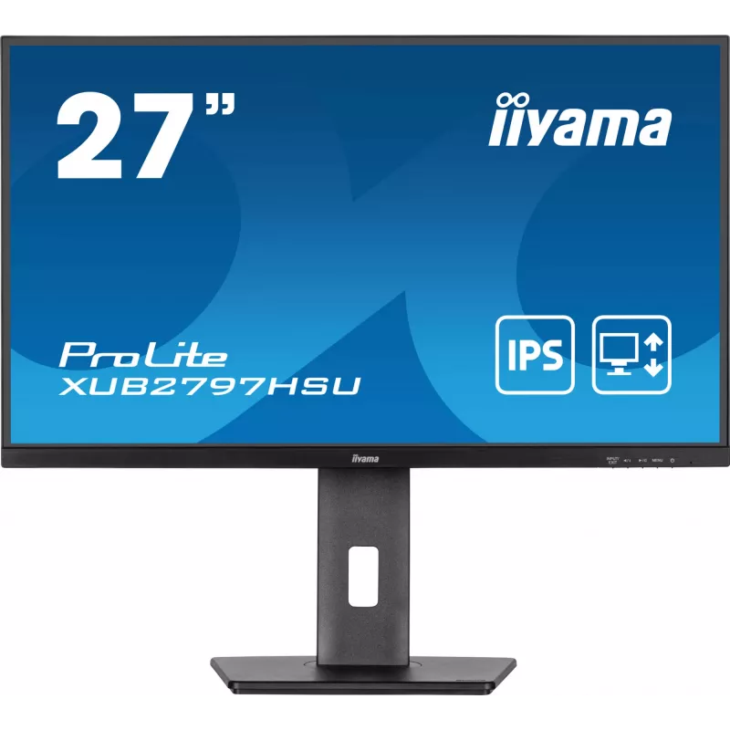 Monitor komputerowy iiyama ProLite XUB2797HSU-B2 68.6 cm (27 cali) 1920 x 1080 pikseli Full HD LED Czarny