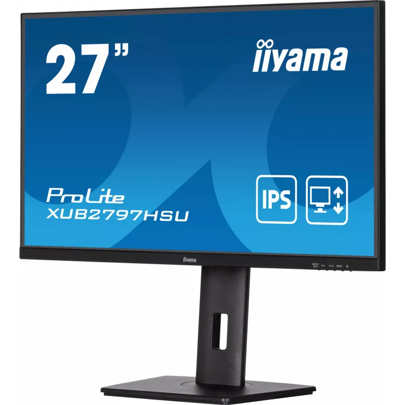 Monitor komputerowy iiyama ProLite XUB2797HSU-B2 68.6 cm (27 cali) 1920 x 1080 pikseli Full HD LED Czarny