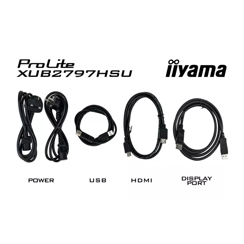 Monitor komputerowy iiyama ProLite XUB2797HSU-W2 68,6 cm (27 cali) 1920 x 1080 pikseli Full HD LED Biały