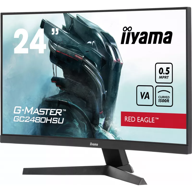 Monitor komputerowy iiyama G-MASTER GC2480HSU-B1 59,9 cm (23,6 cala) 1920 x 1080 pikseli Full HD LED Czarny