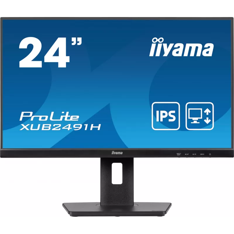Monitor komputerowy iiyama ProLite XUB2491H-B1 60,5 cm (23,8 cala) 1920 x 1080 pikseli Full HD LED Czarny