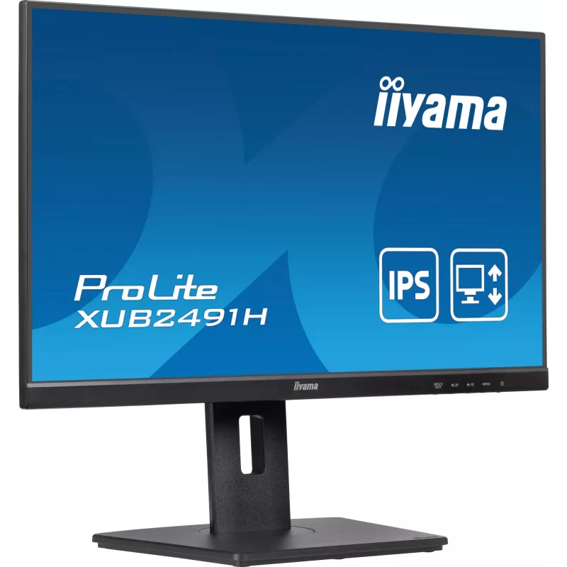 Monitor komputerowy iiyama ProLite XUB2491H-B1 60,5 cm (23,8 cala) 1920 x 1080 pikseli Full HD LED Czarny