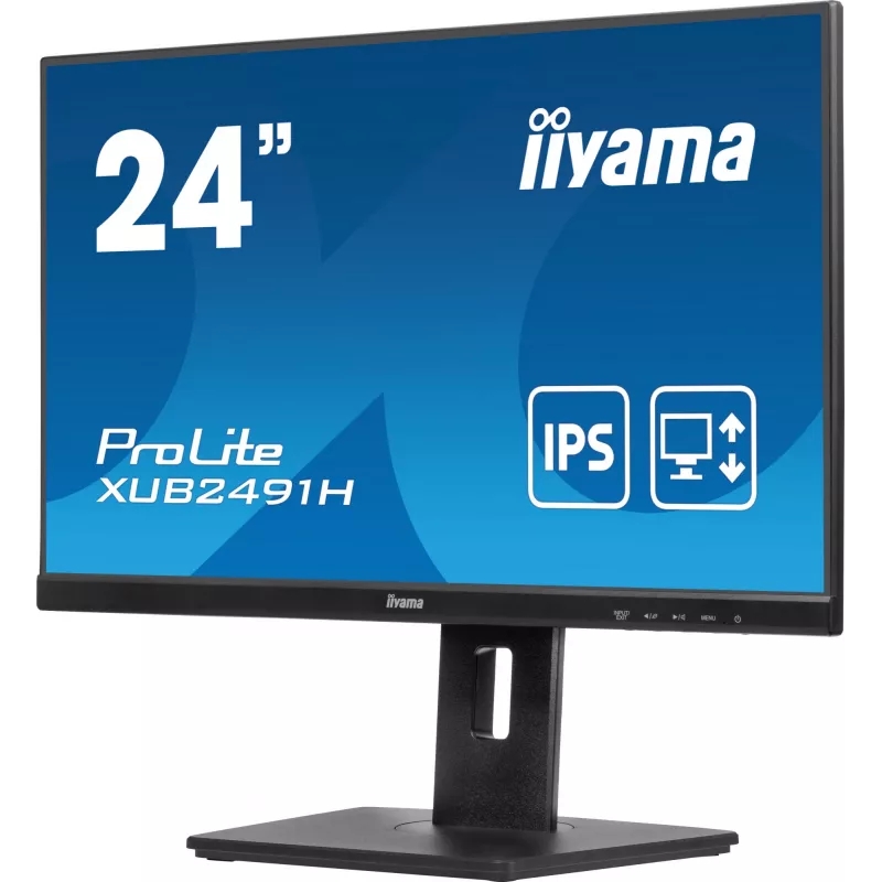 Monitor komputerowy iiyama ProLite XUB2491H-B1 60,5 cm (23,8 cala) 1920 x 1080 pikseli Full HD LED Czarny