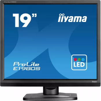 iiyama ProLite E1980S-B1 monitor komputerowy 48,3 cm (19 cali) 1280 x 1024 pikseli VGA LED Czarny