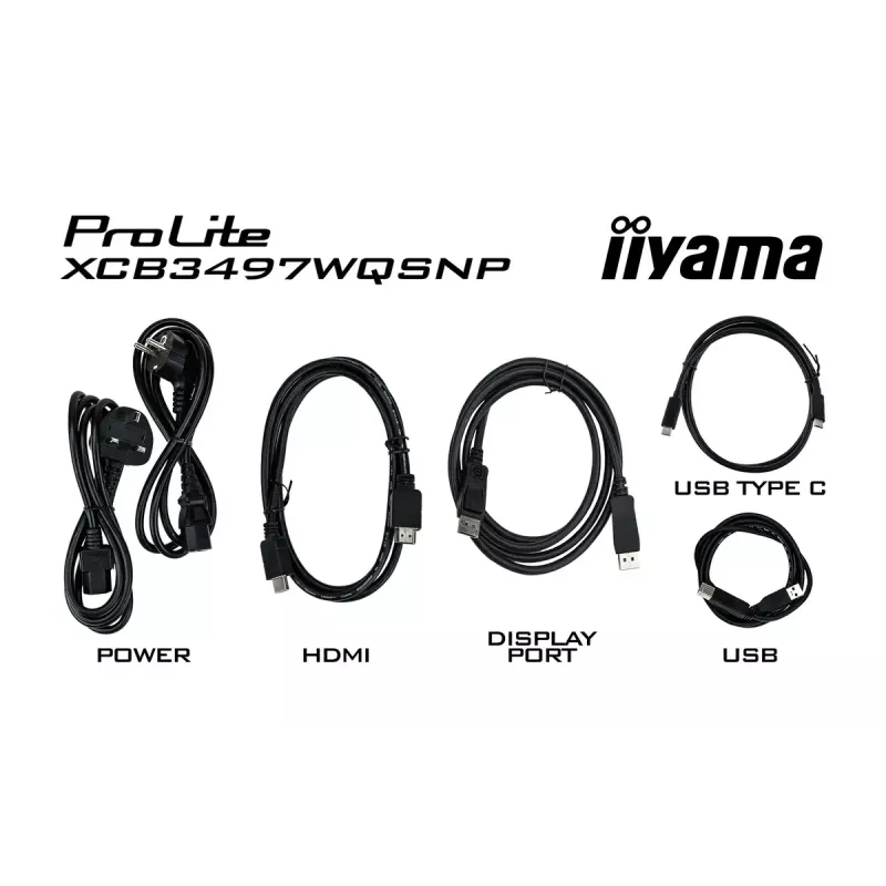 Monitor komputerowy iiyama ProLite XCB3497WQSNP-B1 86,4 cm (34 cale) 3440 x 1440 pikseli UltraWide Quad HD LED Czarny